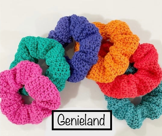 Handmade Crochet Scrunchies / Large / 5cm