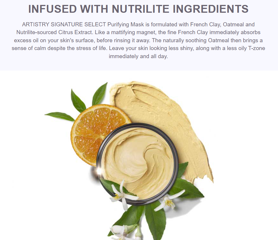 ARTISTRY SIGNATURE SELECT Purifying Mask - 100g