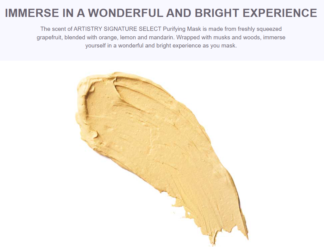 ARTISTRY SIGNATURE SELECT Purifying Mask - 100g