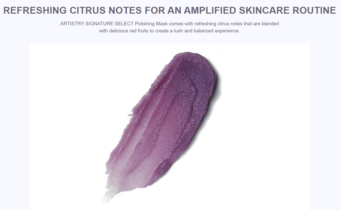 ARTISTRY SIGNATURE SELECT Polishing Mask - 100g