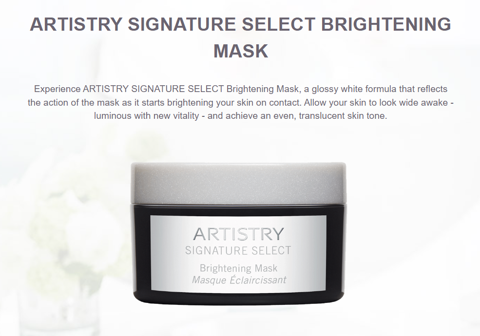 ARTISTRY SIGNATURE SELECT Brightening Mask - 100g