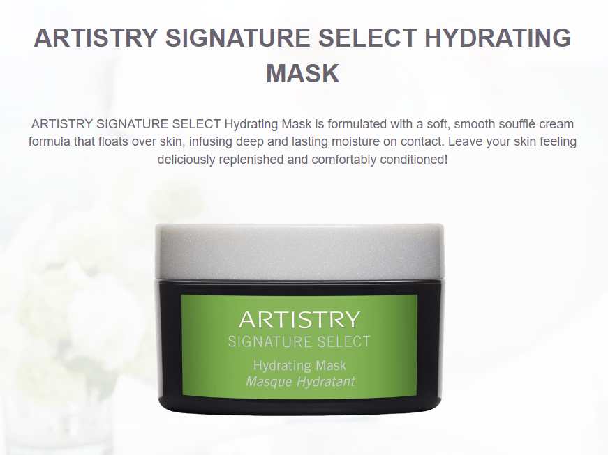 ARTISTRY SIGNATURE SELECT Hydrating Mask - 100g