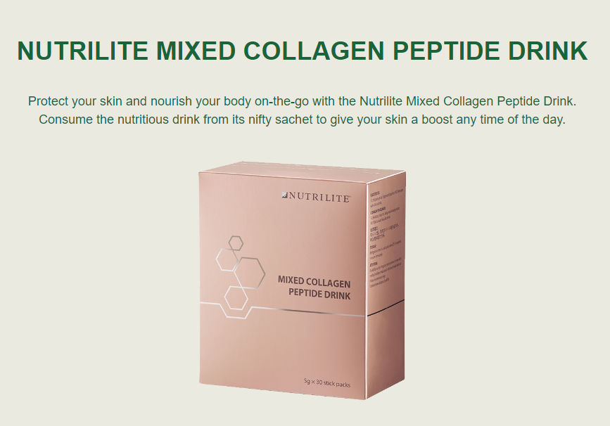 Nutrilite Mixed Collagen Peptide Drink - 5g X 30 Sticks